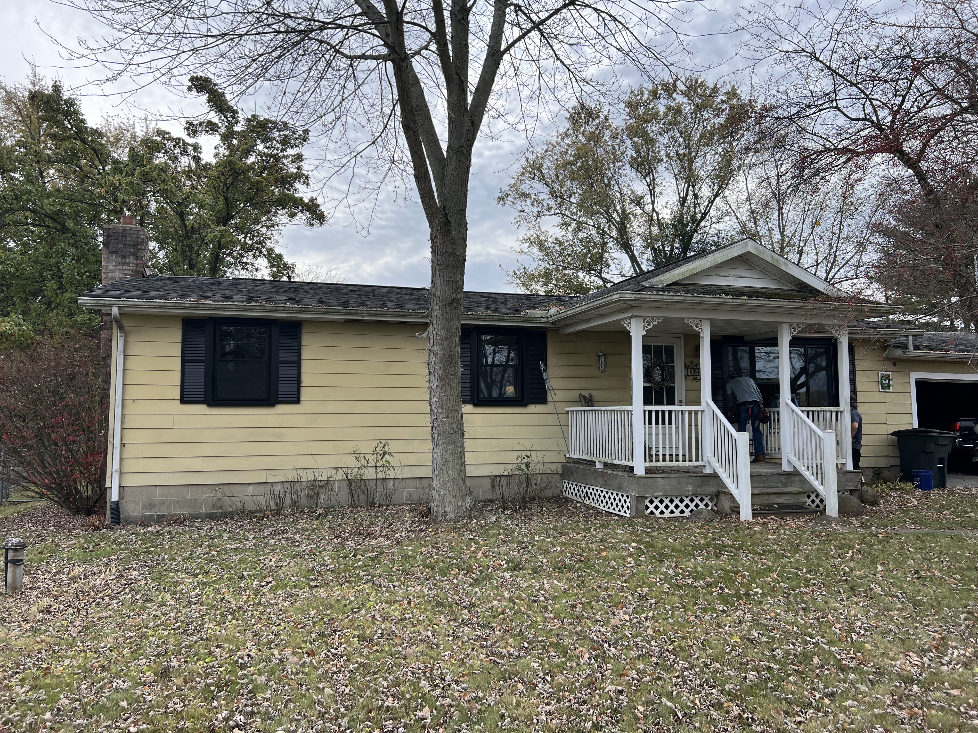 Front of the home, AFTER