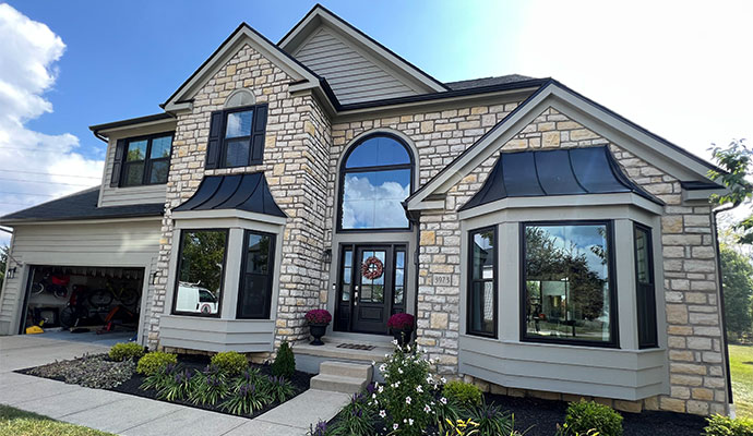 The Freedom Window van, a home with windows